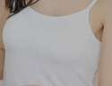 浪莎吊带背心女带胸垫一体式免穿文胸吊带衫外穿打底女士无袖背心内搭 实拍图
