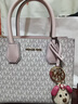 MICHAEL KORS 女包Mercer中号MK风琴包粉色手提单肩包送女友七夕礼物 实拍图