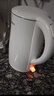 美的（Midea）烧水壶电热水壶304食品级不锈钢无缝内胆双层防烫1.7L大容量1800W智能断电SHJ1721 实拍图