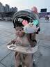 COOKSS抽抽乐婴儿玩具抬头训练婴儿推车床铃挂件安抚哄睡音乐螃蟹拉拉乐 实拍图