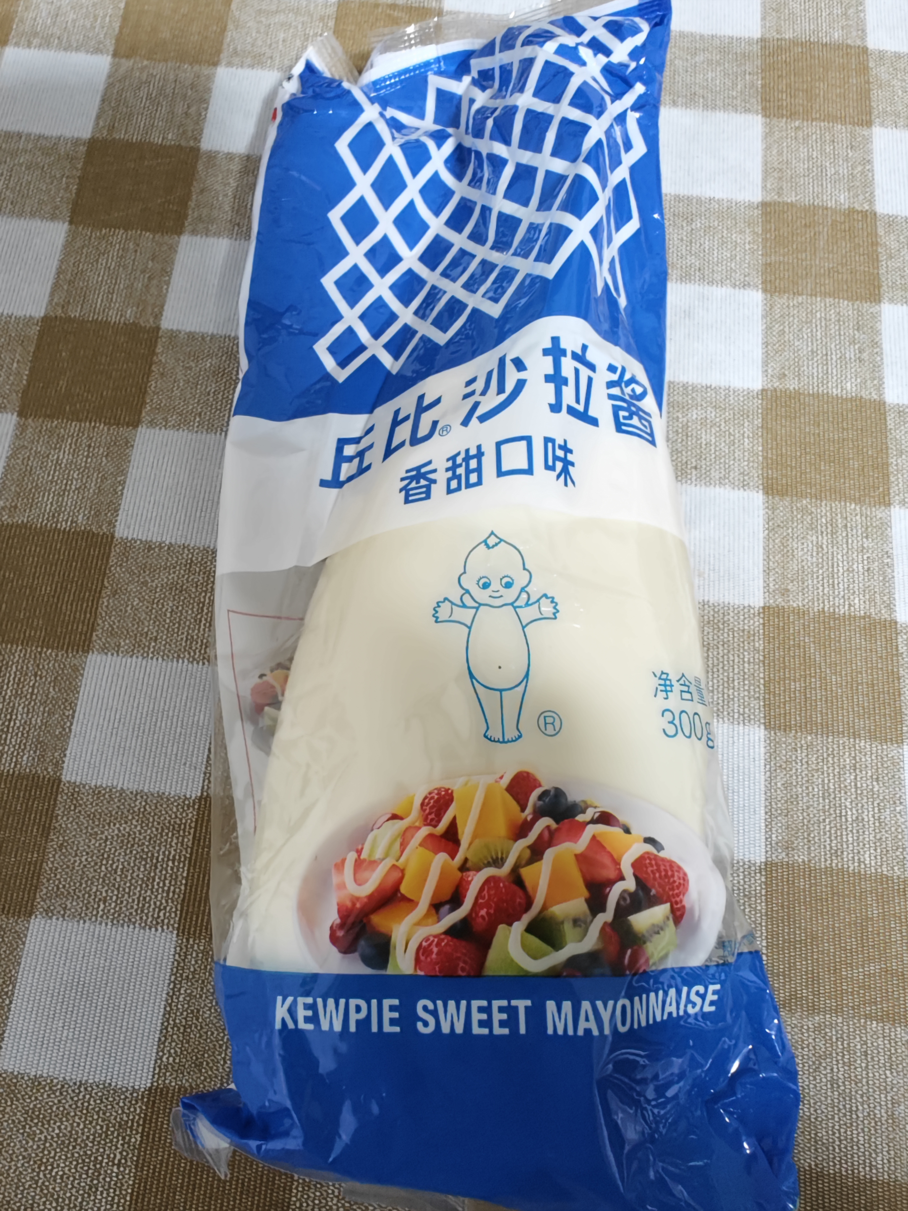 丘比沙拉酱 300g*1袋 香甜口味 调味品 家庭装水果蔬菜火鸡面 实拍图