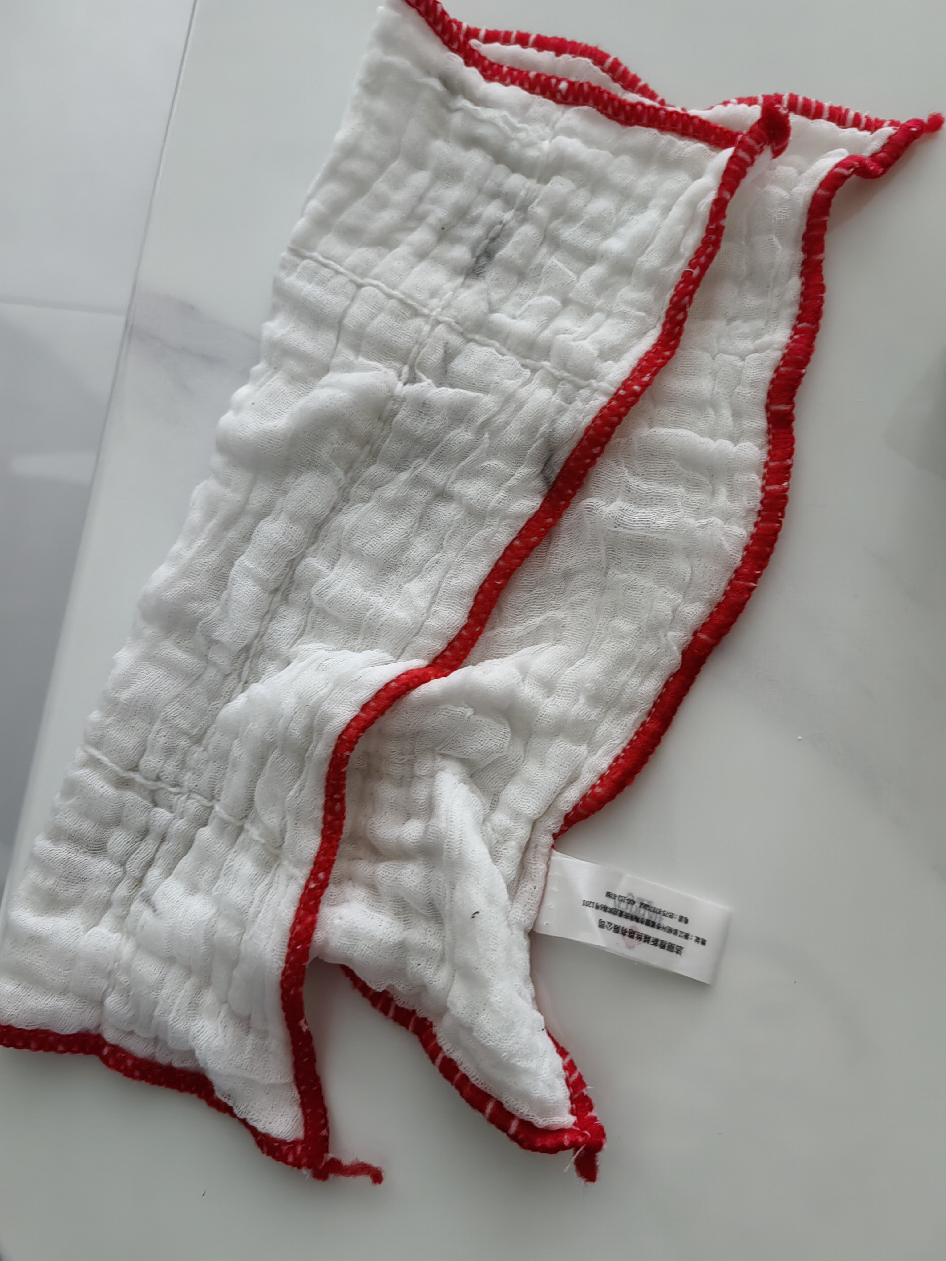 洁丽雅（Grace）棉纱清洁布28*28cm*4条3D小鼓包6层厨房抹布吸水去油污 实拍图