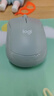 罗技（Logitech）M221 轻音鼠标 无线鼠标 办公鼠标 对称鼠标 带无线微型接收器 薄荷绿 实拍图