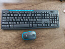 罗技（Logitech）MK275 键鼠套装 无线键鼠套装 办公键鼠套装 全尺寸 商务键鼠套装 带无线2.4G接收器 黑蓝色 实拍图