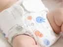 贝瑞加（Babyprints）【不含甲酰胺】尿布裤婴儿纱布一体式新生儿可水洗戒子兜尿片5条 实拍图