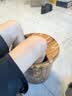范爷家40cm实木泡脚桶过小腿足浴盆按摩洗脚盆带盖养生足浴桶长辈实用礼物 实拍图