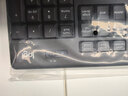 罗技（Logitech）MK295无线键鼠套装 静音办公无线键盘鼠标套装 静音鼠标键盘笔记本电脑键盘薄膜 全尺寸家用104键 MK295黑+短鼠标垫（20*23） 实拍图