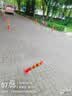 百舸 塑料警示柱 停车位挡车立柱 道路交通防护隔离墩 反光防撞弹力柱  70塑料款 CW062951 实拍图