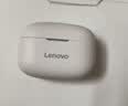 联想（Lenovo）真无线蓝牙耳机 半入耳式耳机 音乐运动游戏耳机蓝牙5.4 超长续航高清音质 EA110月岩白 实拍图