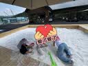 偶森儿童防晒帽夏季3-6-12岁女童空顶遮太阳防紫外线大檐帽海边玩沙滩 实拍图