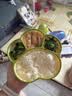 licheers宝宝餐盘婴儿硅胶学吃饭分格餐具吸盘一体式儿童辅食碗 绿色 实拍图