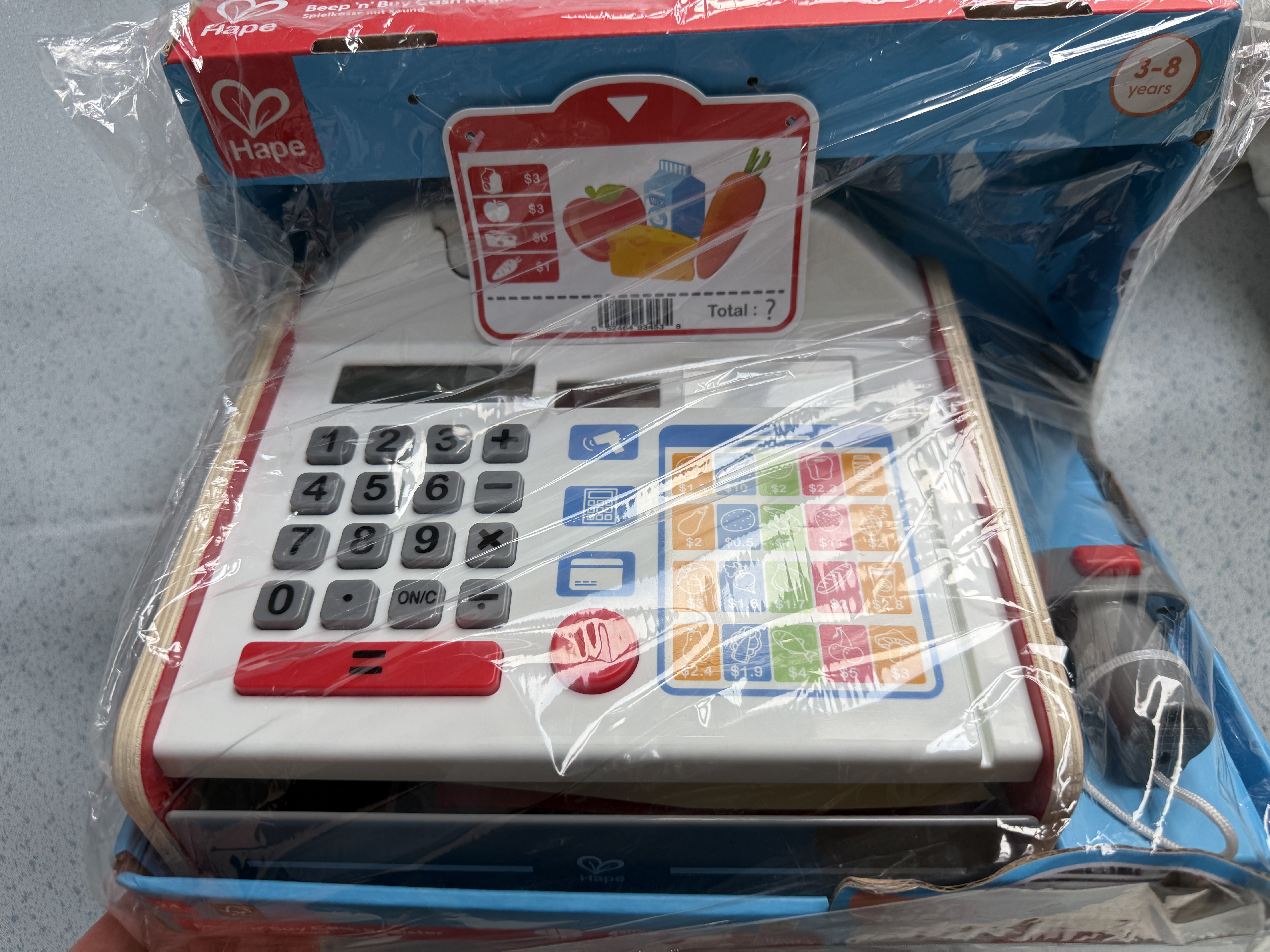 Hape(德国)儿童过家家玩具超市购物仿真小卖部收银台男女孩礼物E3184 实拍图
