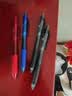 派通（Pentel ）BLN105按动黑色中性笔高颜值0.5mm签字笔商务学生速干水笔水性笔文具  3黑1红1蓝5支装 实拍图
