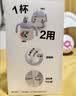 贝亲（Pigeon）儿童牛奶杯1-3岁宝宝喝水喝奶PPSU直饮奶瓶双吸管水杯 粉色330mL 实拍图