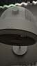 美的（Midea）【暴风循环】空气循环扇大风量电风扇落地扇轻音家用台式摇头卧室节能小风扇柔风轻羽扇 FGA24TQ 实拍图