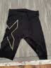 2XU【旗舰裤】Light Speed系列高强度压缩裤男跑步速干紧身运动短裤 黑/金反光logo L 尺码建议咨询客服 实拍图