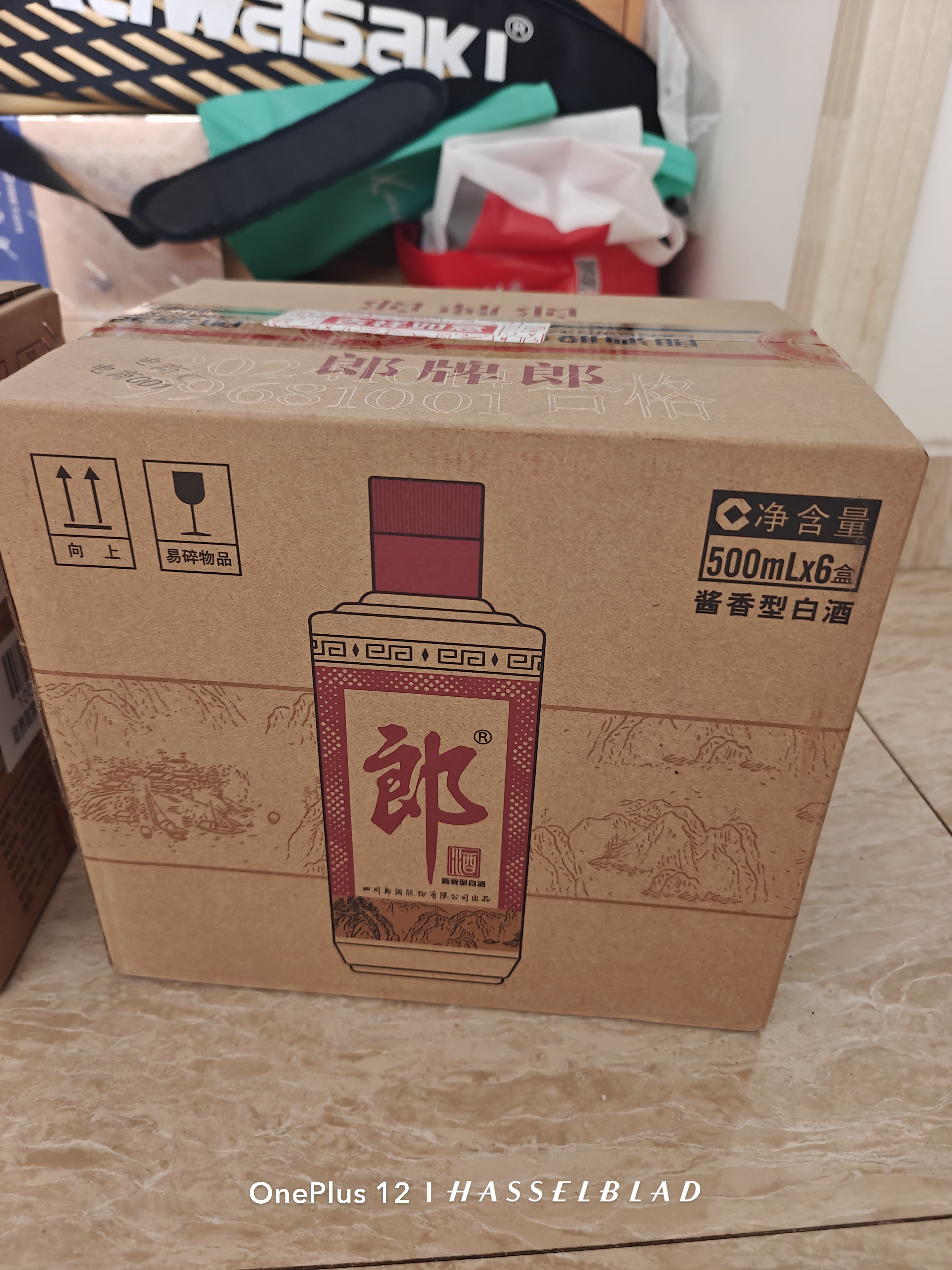 郎酒 郎牌郎酒 酱香型白酒 53度 500mL*6瓶 （六瓶装） 实拍图