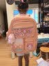 文博士库洛米新款书包女生小学生1-3-6年级减负护脊可爱美乐蒂 小号粉色（美乐蒂）1-2年级 书包【加赠挂件+徽章+卡通卡片】 实拍图