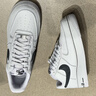 耐克NIKE男子休闲板鞋空军一号 AIR FORCE 1运动鞋HQ2037-004黑灰42 实拍图