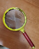 澳德森 超高清高倍放大镜专业鉴宝老人阅读放大镜儿童学生看书光学镜子带灯led放大镜 经典红木手柄放大镜90mm 实拍图