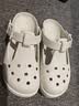 卡骆驰（CROCS）经典玛丽珍芭蕾洞洞鞋|210581 亚麻色   36 /37(220mm) 实拍图