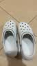 卡骆驰（CROCS）男女泡芙洞洞鞋户外休闲时尚厚底一脚蹬沙滩鞋 207521-100 34-35 实拍图