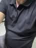 京东京造夏季运动短袖男士t恤polo衫男跑步健身户外速干衣服 黑色 3.0 L 实拍图