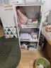 唐辑书架书柜学生儿童家用落地立式置物架铁艺图书架子白4层50*30*118 实拍图