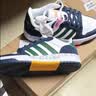 adidas ENTRAP美式校园风运动少年感复古篮球风板鞋男女阿迪达斯   白色/深蓝色/绿色   40.5 实拍图