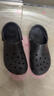 卡骆驰（CROCS）经典洞洞鞋轻便百搭女沙滩鞋包头拖鞋男鞋|10001 黑色-001(含智必星) 43 (270mm) 实拍图