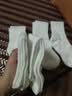 莫代尔5双袜子男长筒新疆棉春夏10A抗菌防臭吸汗白色学生耐磨中筒袜四季 【中筒袜】3白2黑 5双 均码 【60%新疆棉防臭】 实拍图