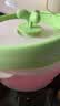 英氏（YEEHOO）宝宝辅食碗注水保温碗不锈钢儿童餐具吸盘碗 公主粉-三件套饭盒 实拍图