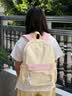 JINSHIWQ新款日系高颜值翻盖书包小学生可爱研学背包多巴胺女大学生双肩包 实拍图