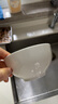 京东京造 碗盘餐具整套 碗具套装乔迁之喜陶瓷 纯白骨瓷 饭碗4.5英寸*6 实拍图