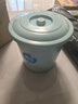 茶花（CHAHUA）水桶手提式带盖储水桶pp材质加厚学生宿舍家用洗衣洗车钓鱼水 带盖水桶浅蓝色 21L 1个 实拍图