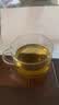乐美雅 钢化玻璃杯泡茶杯牛奶杯微波炉水杯家用带把耐热茶杯早餐麦片杯 罗凯500ml1只 实拍图