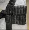 亚瑟士（asics）童装冬季中大儿童保暖连帽轻薄羽绒服外套【赠收纳袋】 001黑色 140 cm 实拍图