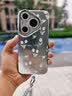 鹿途者 DEERWALK晕染满屏郁金香适用苹果18promax手机壳自带闪粉镜头膜iPhone17pro小众高级感16pro硅胶15全包防摔 羽纱-晕染郁金香+手链 iPhone 17 实拍图