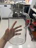 青苹果凉水壶1.95L 高硼硅玻璃耐高温 茶水分离冷水壶 家用冷泡壶泡茶壶 实拍图