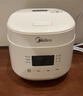 美的（Midea）小电饭煲迷你微压小型家用电饭煲1-2人用电饭锅小电锅宿舍用老式多功能煲汤煮饭煮粥不粘内胆 【奶油白】快速透热 1.8L 晶莹白玉釜 实拍图