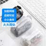 京东物流 万能收纳包迷你网纱收纳袋方形包化妆口红零钱包 黑色白色灰色各1个 实拍图