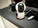 飞利浦（PHILIPS）摄像头家用监控器360度无死角带夜视全景监控无需连wifi终身免流量手机远程可对话室内高清监视器 4G免充值双摄+30天循环录像+终身免费流量 实拍图