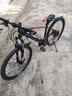 永久（FOREVER） 自行车男女大轮组铝合金山地车33级变速油碟刹一体轮式越野单车 27.5寸辐条轮 黑红色 实拍图