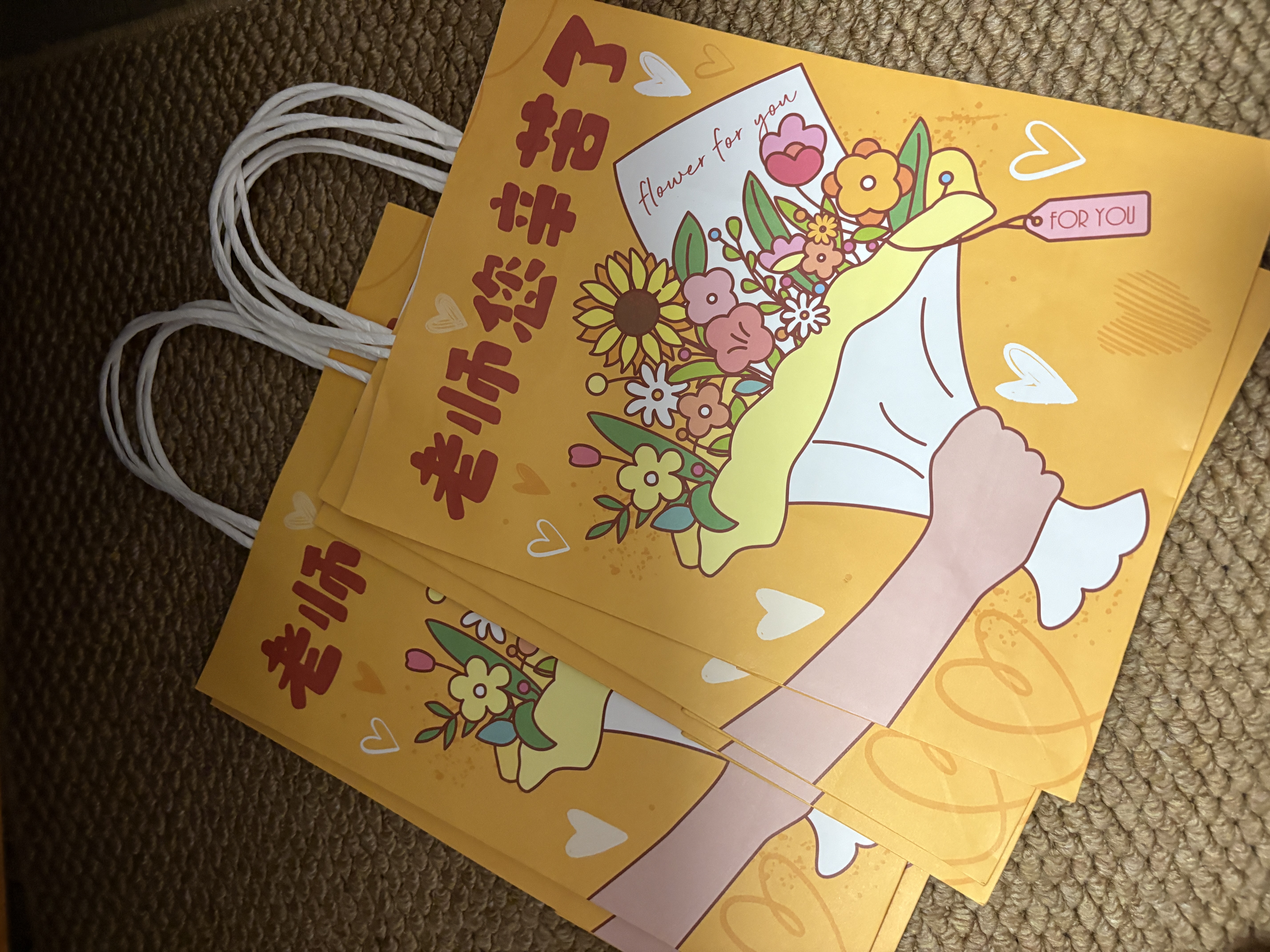 巧心师教师节礼品袋5个大号手提袋教师节礼物润喉糖包装袋伴手礼 实拍图