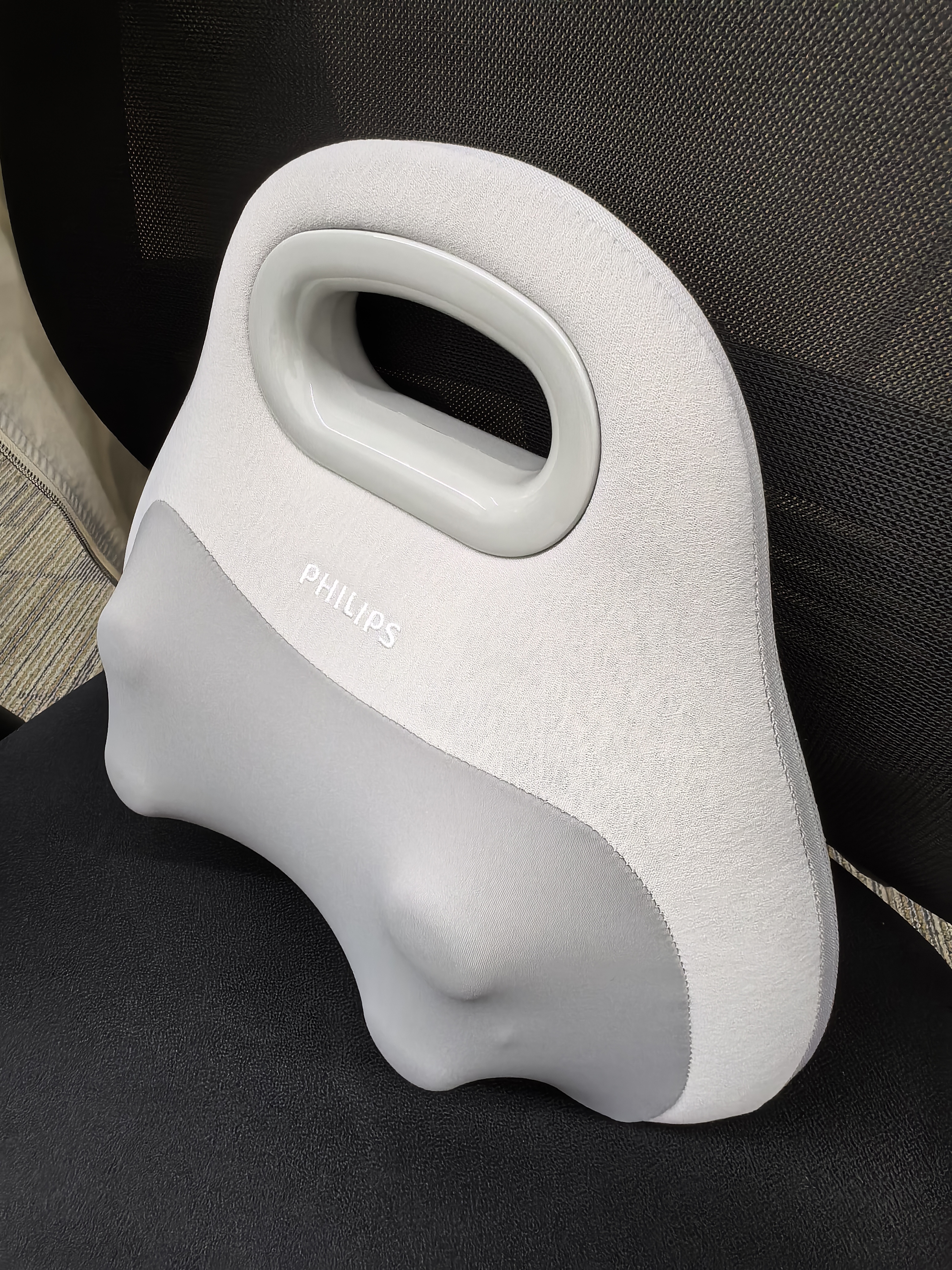 飞利浦（PHILIPS）【教师节礼物】腰部按摩仪按摩靠垫 肩颈腰背按摩器护腰热敷揉捏捶打送父母男女朋友生日礼物3117B 实拍图