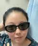 帕森（PARZIN）PAZA太阳镜男女 范丞丞同款复古猫眼小框防紫外线开车潮墨镜送礼 曜石黑-偏光【PZ12715B】 实拍图