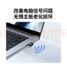 绿联WiFi6免驱 USB无线网卡台式机专用 WiFi接收器AX300台式电脑无线接收器 笔记本通用网卡接收发射器 实拍图