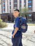 乐同初高中大学生书包专业护脊减压分层成人旅行运动户外双肩包 雅正 实拍图