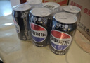 百事可乐Pepsi 无糖可乐 碳酸饮料汽水 330ml*6听 黑罐整箱装（包装随机） 实拍图