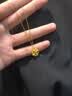 中国黄金（CHINA GOLD）黄金四叶草项链女款足金幸运草吊坠锁骨情人节生日礼物送女友老婆 四叶草吊坠【赠银镀金链】约0.9g 实拍图